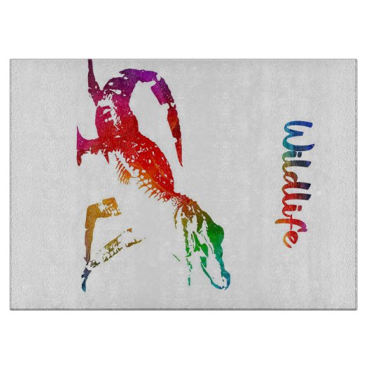 Colorfull Alligator Snijplank (Voorkant)