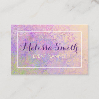 Colorfull Background Design Business Card Visitekaartje
