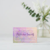Colorfull Background Design Business Card Visitekaartje (Staand voorkant)