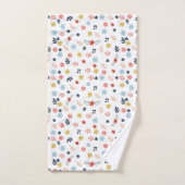 Colorfull Cute spring floral (Serviette à main)
