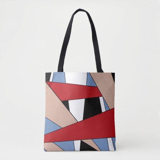 Colorfull geometrie tote bag (Voorkant)
