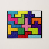 Colorfull puzzle head brain concept legpuzzel (Horizontaal)