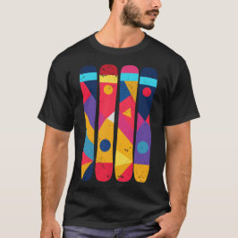 Colorfull Snowboard T-shirt