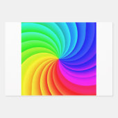 Colorfulm Pinwheel  Inpakpapier Vel (Voorkant 2)