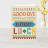 Colorgrafie Good Luck Kaart (Gele Bloem)