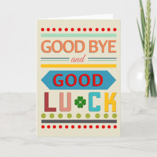 Colorgrafie Good Luck Kaart