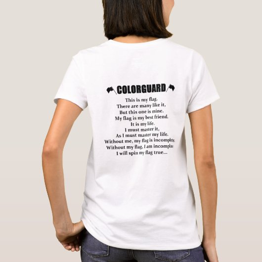Colorguard Cadence T-shirt (Achterkant)