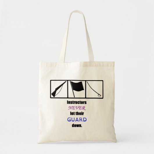 Colorguard Leader Bag Tote Bag (Voorkant)
