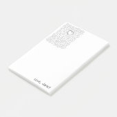 Coloriage de cœurs avec des Post-it (Incliné)