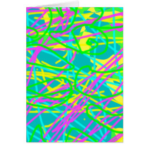 Colorie Mes Rêves Motif Gribouillage Expressif Art