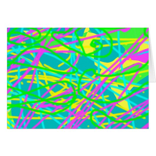 Colorie Mes Rêves Motif Gribouillage Expressif Art (Devant horizontal)