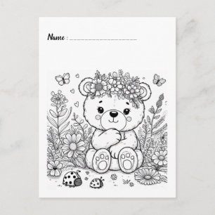 Colorie-moi Panda Cartes d'activité pour enfants