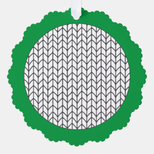 COLORIEZ VOTRE PROPRE Ornement à dentelle de trico