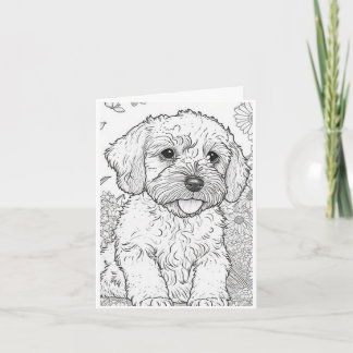 Coloriez-vous Chiot #1, Cartes de remerciement