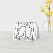 Coloring Anniversary Card Kaart (Gele Bloem)