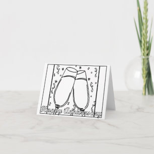 Coloring Anniversary Card Kaart