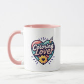 Coloring Lover Mug – Funny Personalized Gift (Gauche)