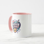 Coloring Lover Mug – Funny Personalized Gift Mok (Voorkant links)