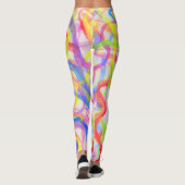 Coloris Cloud Frottent Leggings (Dos)