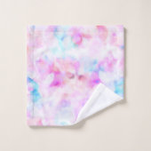 Coloris d'aquarelle en coton (Gant de toilette)