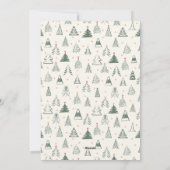 Coloris neutres Arbres Miniature photo Carte de va (Dos)