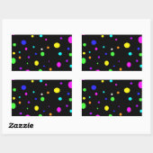 Coloris-rectangle autocollant (Feuille)