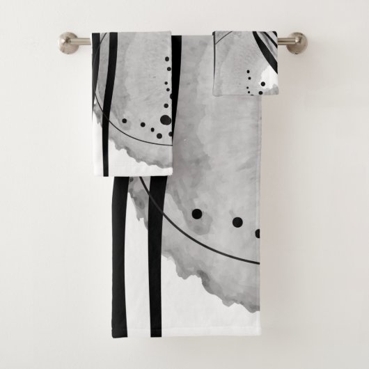 Colorless Abstract Watercolor Two (En situation)