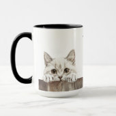 Colorpoint Shorthair Chat Mug (Gauche)