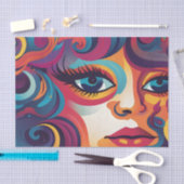 ColorPop Dames ArtFace 7 Tissuepapier (Craft)