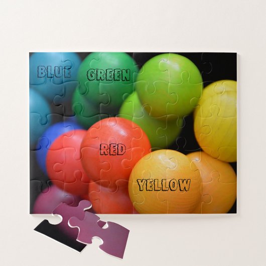 Colors and l Balls Jigzaag Puzzle Legpuzzel