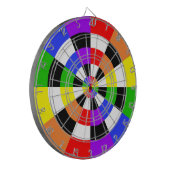 Colors Black and White Dartbord (Voorkant Links)
