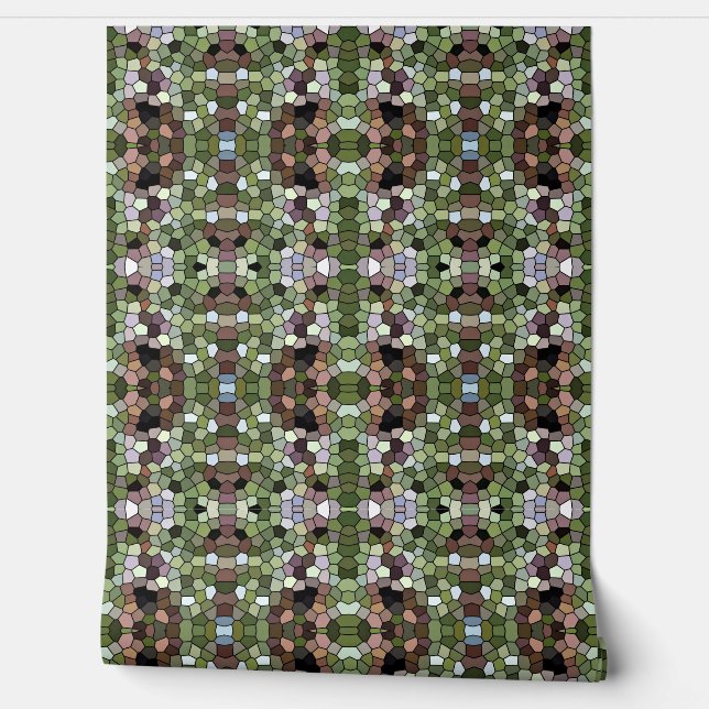 Colors Honeycomb Mosaic Pattern Behang (Afrollen)