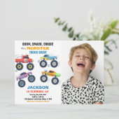 Colors Monster Camion Invitations Anniversaire Pho (Debout devant)