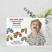 Colors Monster Camion Invitations Anniversaire Pho (Debout devant)
