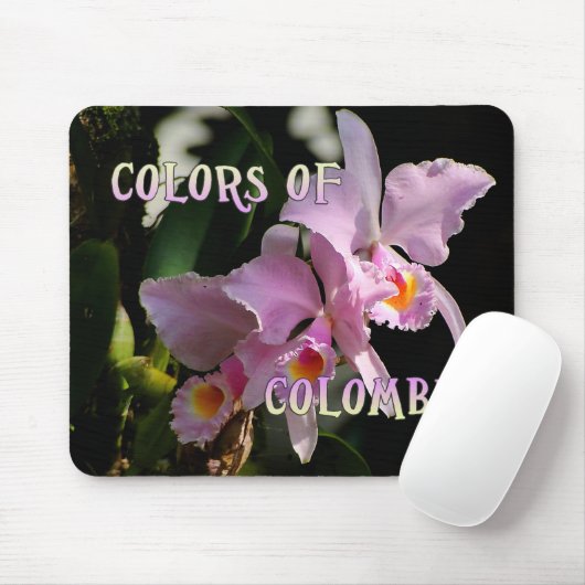 Colors of Colombia Cattleya Orchid Muismat (Met muis)