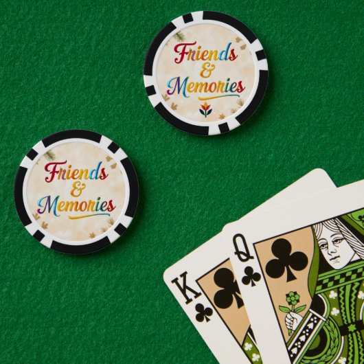 "Colors Of Friendship" Poker Chips (Pokertafel (Dubbel))