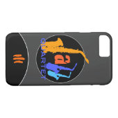 Colors of Jazz Quartet Monogram iPhone Case (Achterkant (Horizontaal))