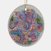 Colors of Life Mandala Keramisch Ornament (Links)