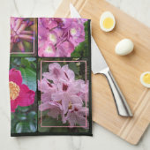 Colors of Nature - Pink Flowers Theedoek (Quarter Fold)