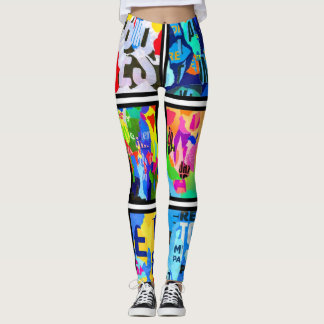 colors of poetry leggings