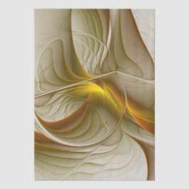 Colors of Precious Metals, Abstract Fractal Art Tissuepapier