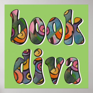 Colossaal BOEK DIVA-poster! Poster