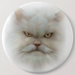 COLOSSAL 6-inch Perzische kat Button Pin