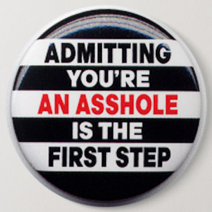 COLOSSAL - Humoureus, 6-inch rugzakpenknoppen Ronde Button 6,0 Cm