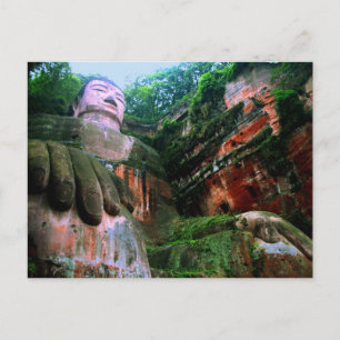 Colossal Le Shan Buddha Briefkaart