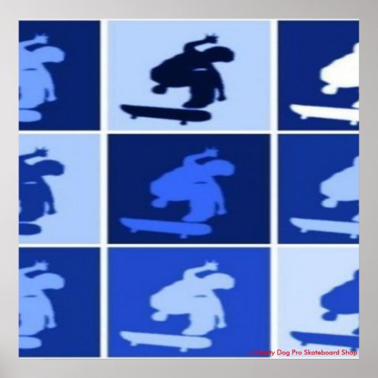 COLOSSAL SHREDDER PRO SKATEBOARING WALL POSTER (Devant)