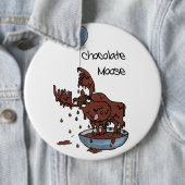 Colossale Button of badge, chocolade (In situ)