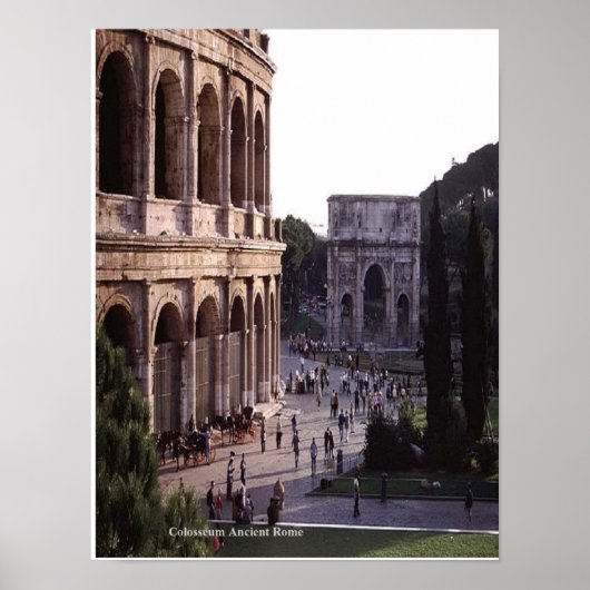 Colosseum Ancient Rome poser Poster (Voorkant)