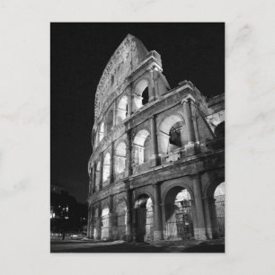 Colosseum bij het Briefkaart van 's nachts