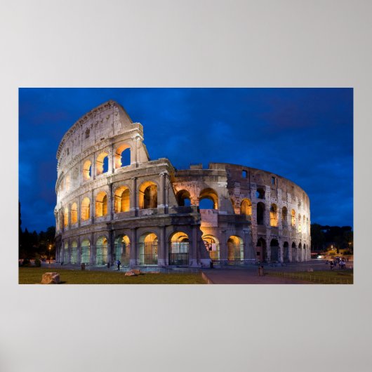 Colosseum in Dusk Poster (Voorkant)